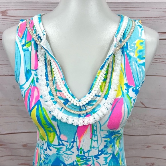 Lilly Pulitzer Harper Shift Dress - Boats and Bae - Picture 3 of 6